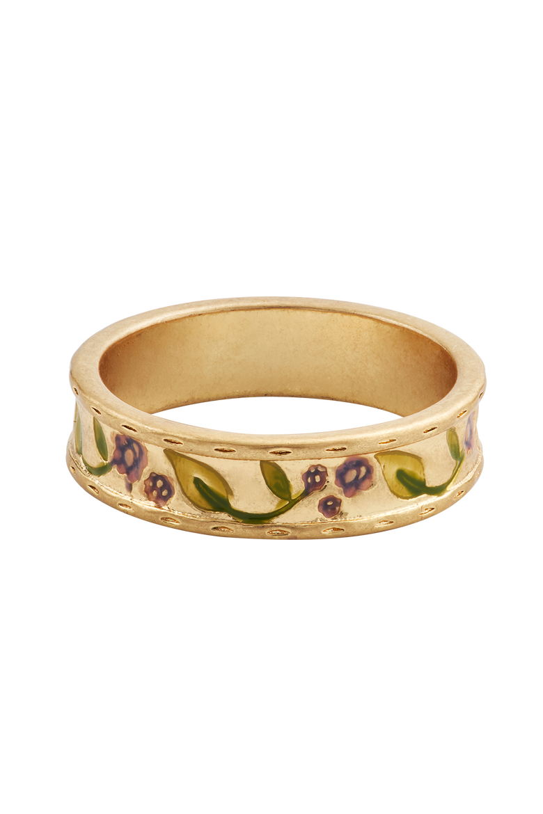 Blackberry Bramble Ring, Alternate, color, Gold