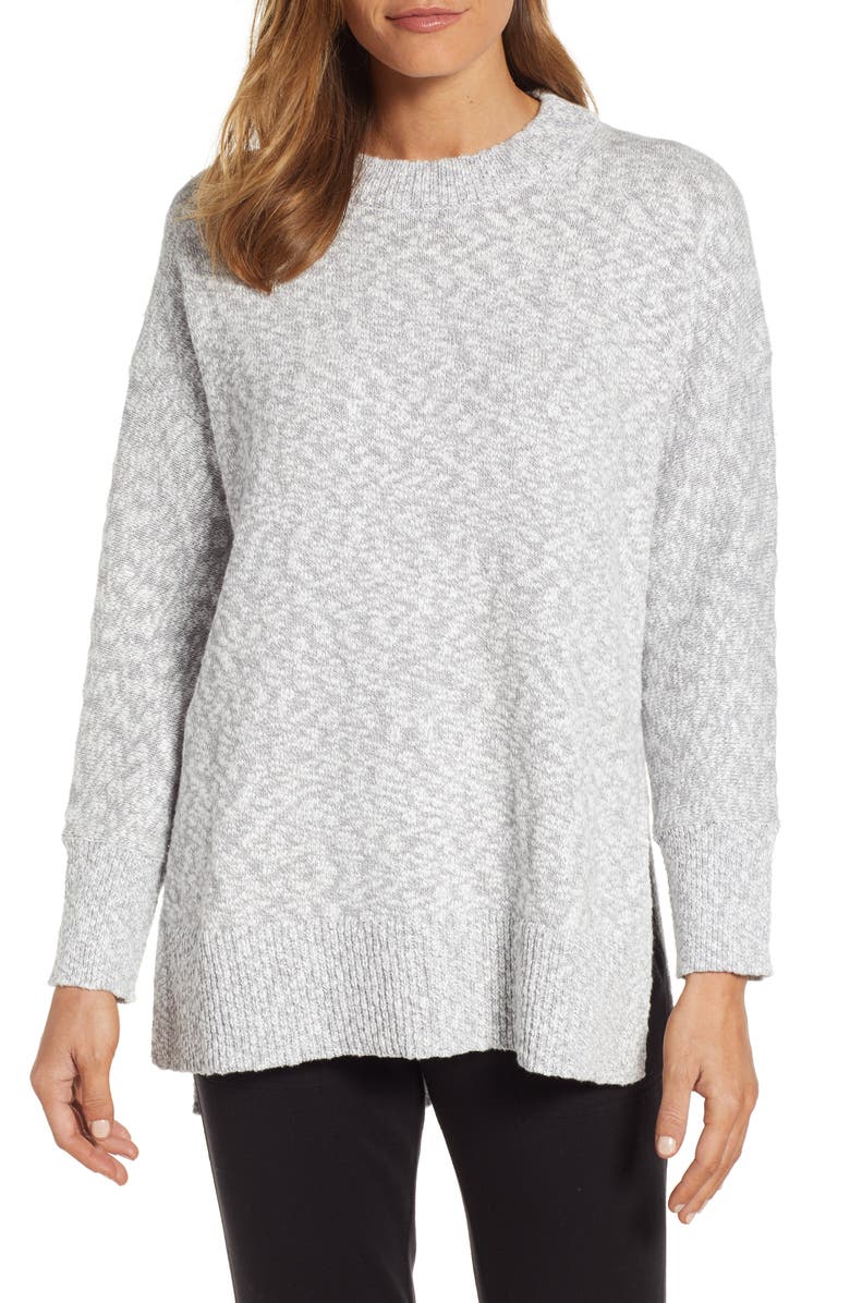 Lou & Grey Marled Knit Tunic Sweater, Main, color, 