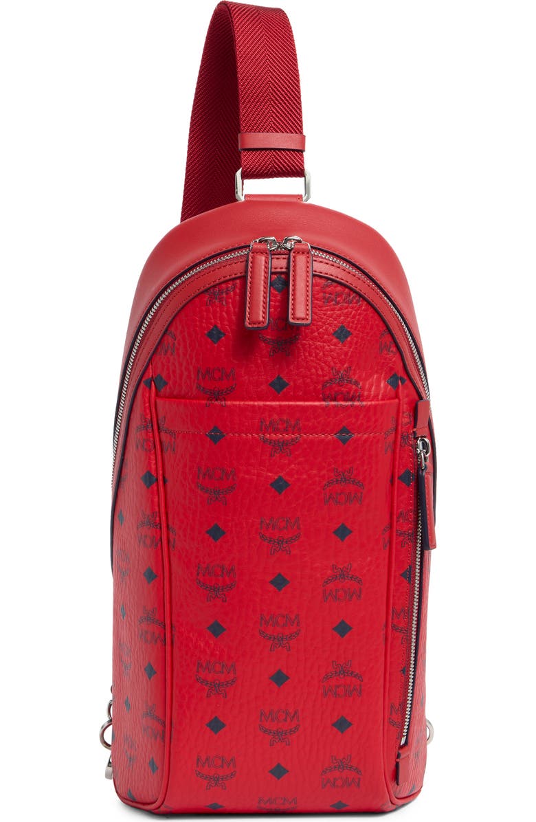 MCM Aren Visetos Sling Bag, Main, color,