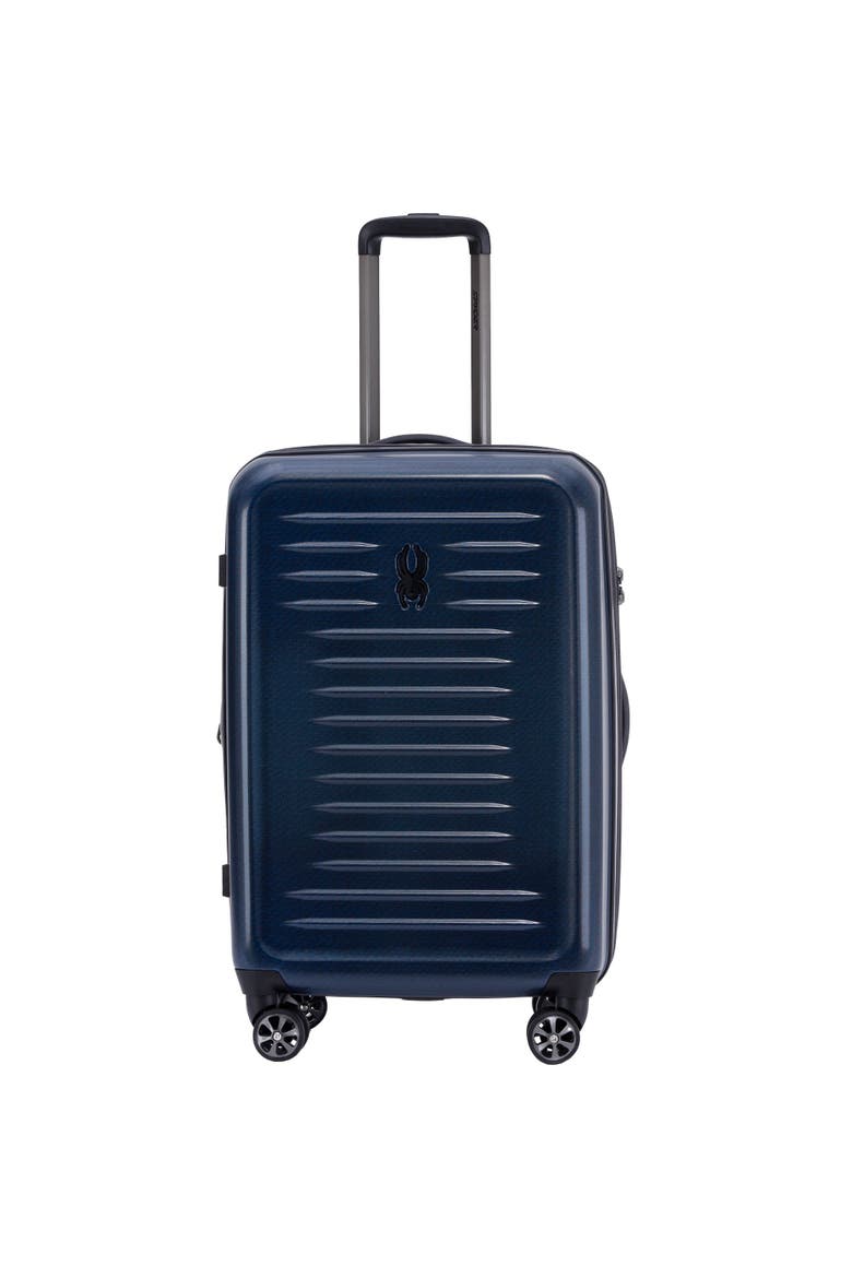 Rails 25 Inch Expandable Hardside Upright Suitcase, Main, color, Carbon Blue