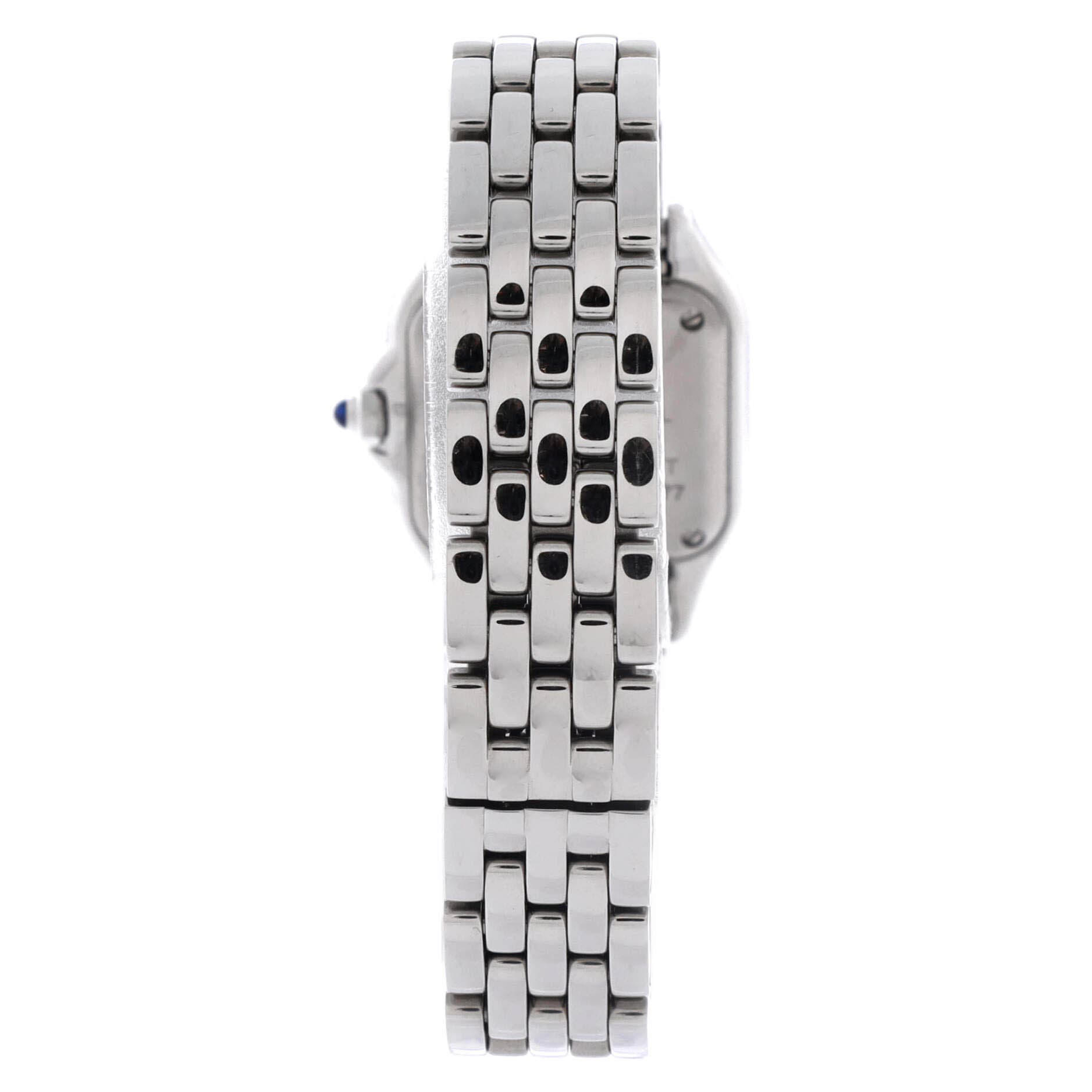Panthere de Cartier Quartz Watch Stainless Steel with Diamond Bezel 22, Alternate, color, Metallic Silver