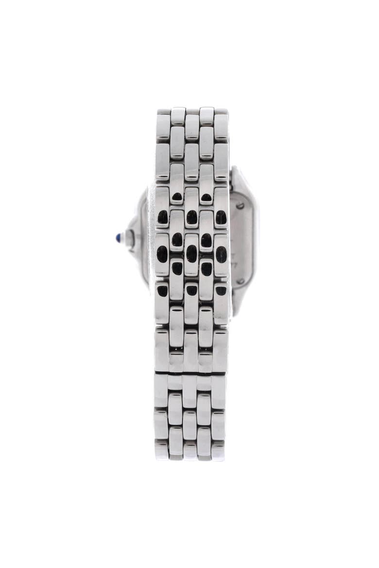 Panthere de Cartier Quartz Watch Stainless Steel with Diamond Bezel 22, Alternate, color, Metallic Silver
