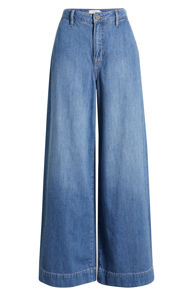 HIDDEN JEANS High Waist Super Wide Leg Jeans, Alternate, color, Medium Wash