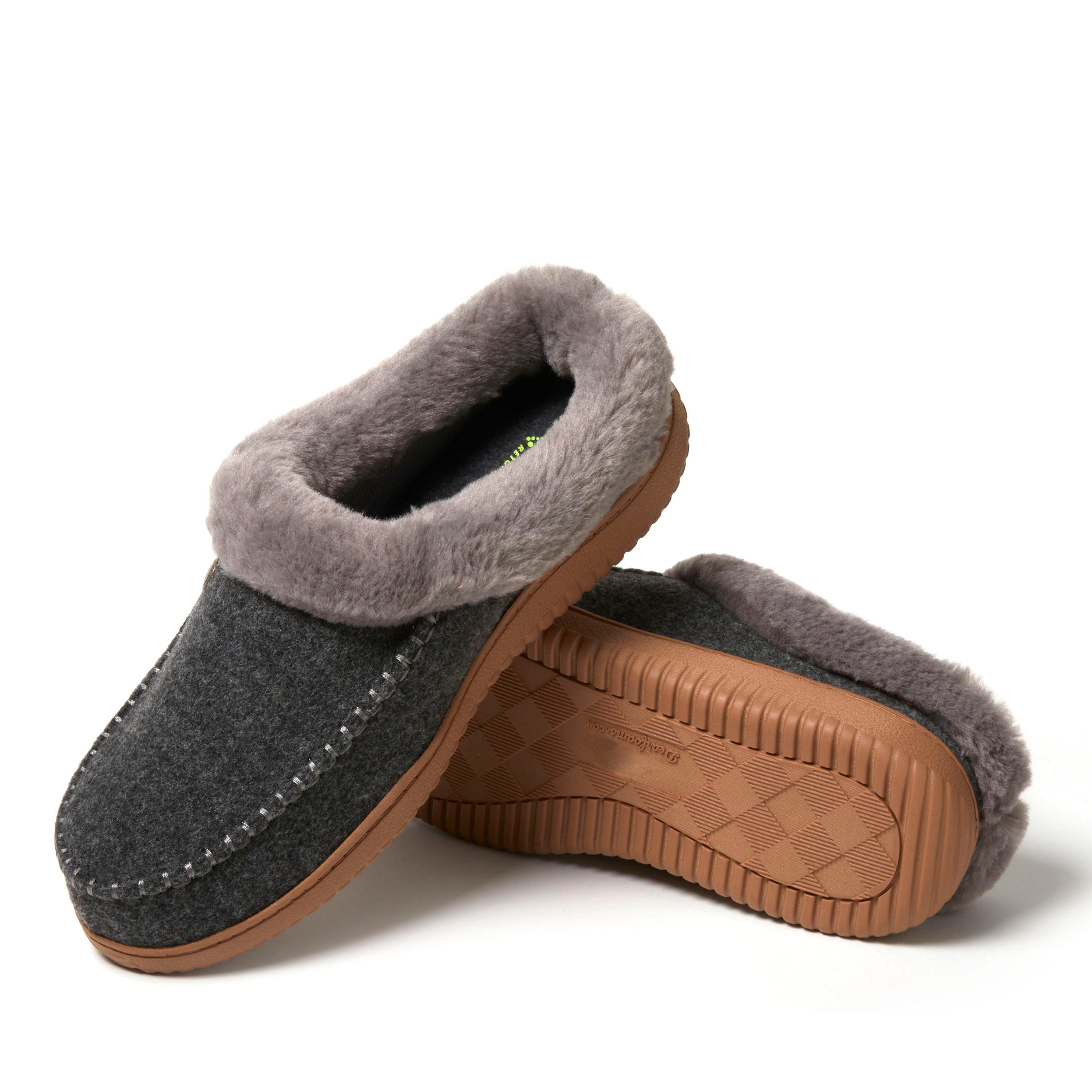 DEARFOAMS Baro Energy Return Clog Slipper, Alternate, color, Dark Heather Grey