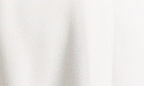 Nadine Merabi Vanessa Strapless Belted Crepe Flare Jumpsuit In White