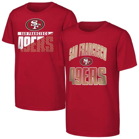 Youth Outerstuff  Scarlet San Francisco 49ers Never Quit 2-Pack T-Shirt Set