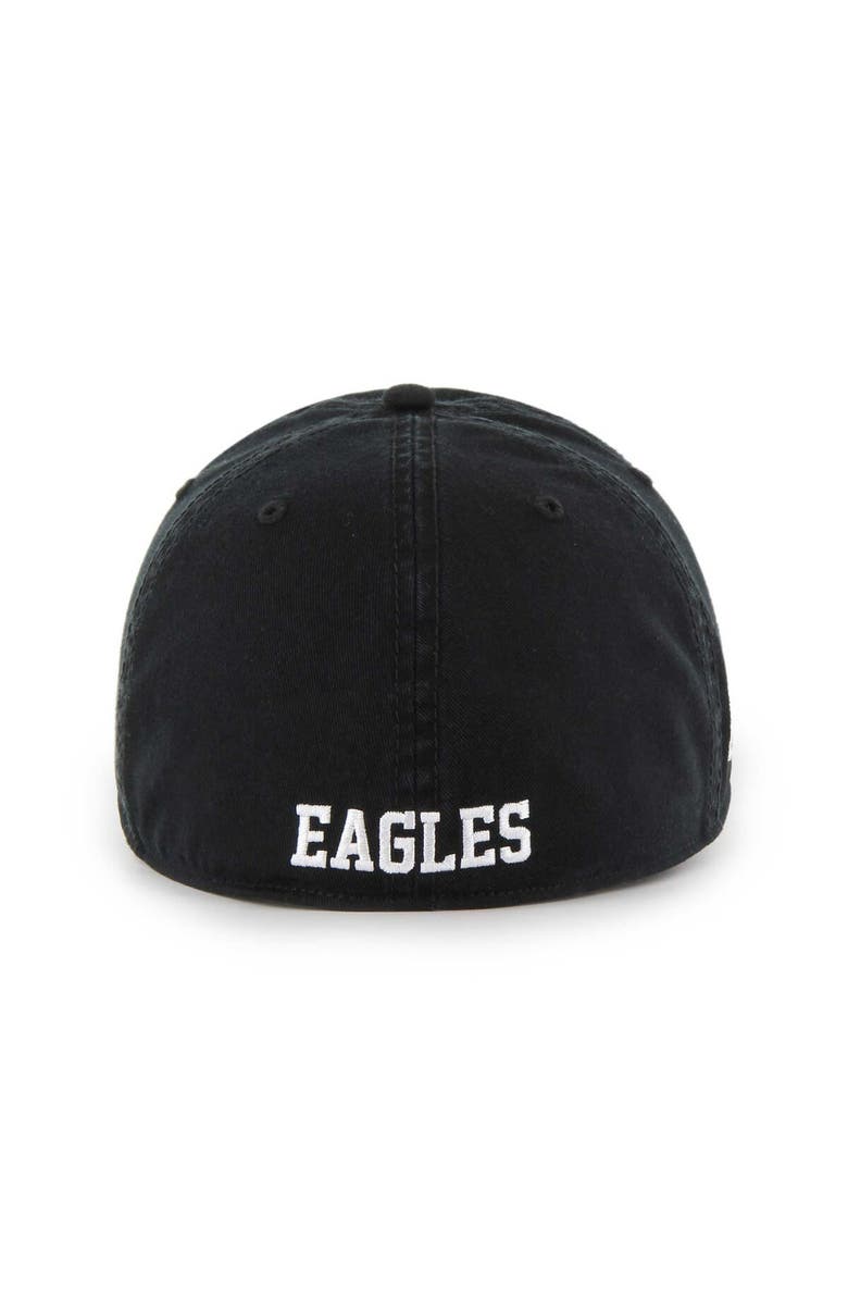 '47 Men's '47 Black Philadelphia Eagles Sure Shot Franchise Fitted Hat, Alternate, color, 