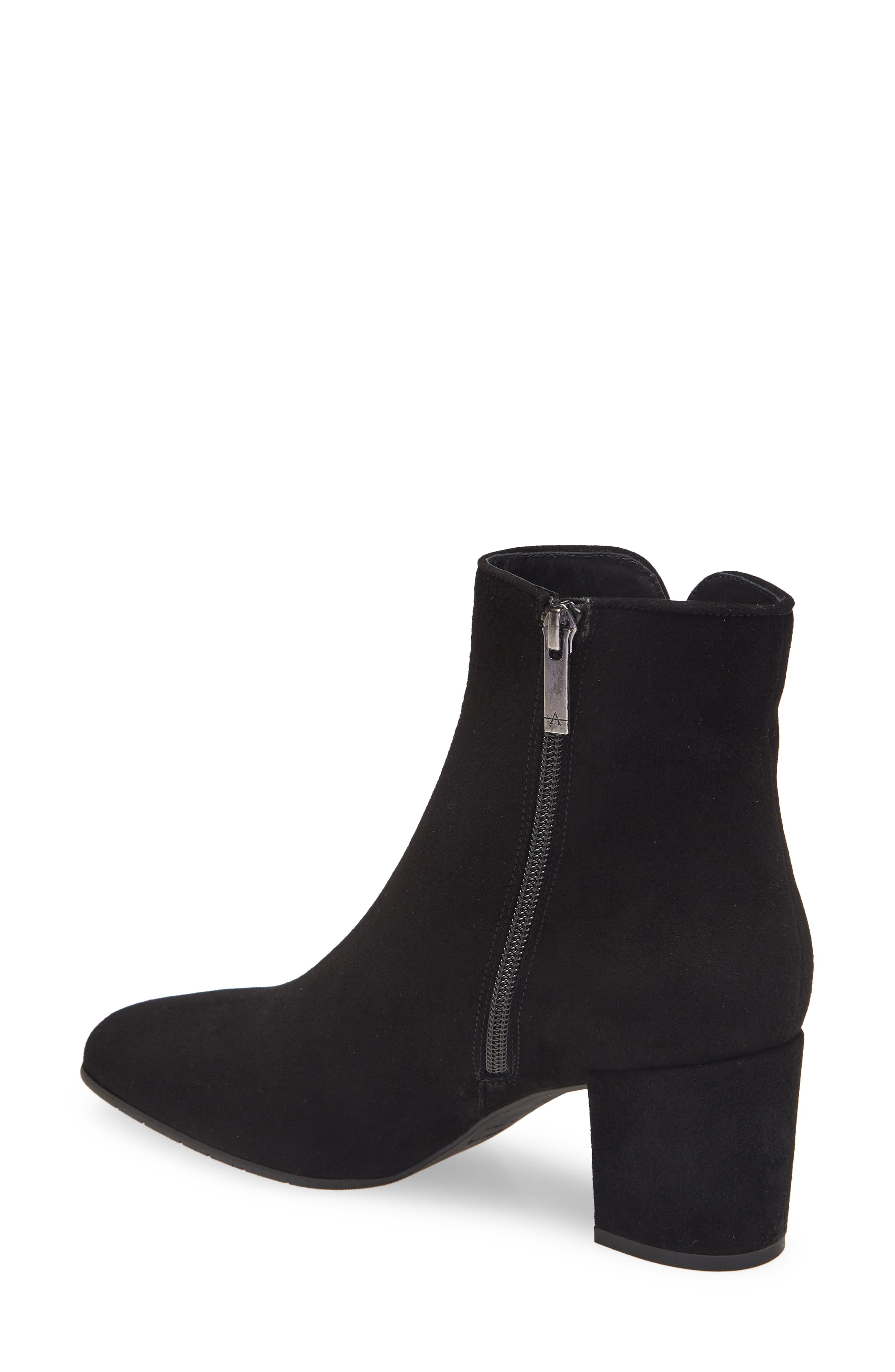 Dalia Water Resistant Bootie, Alternate, color, BLACK