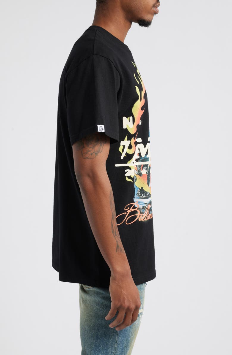 Billionaire Boys Club Oversize Mercer Motorcycle Graphic T-Shirt, Alternate, color,