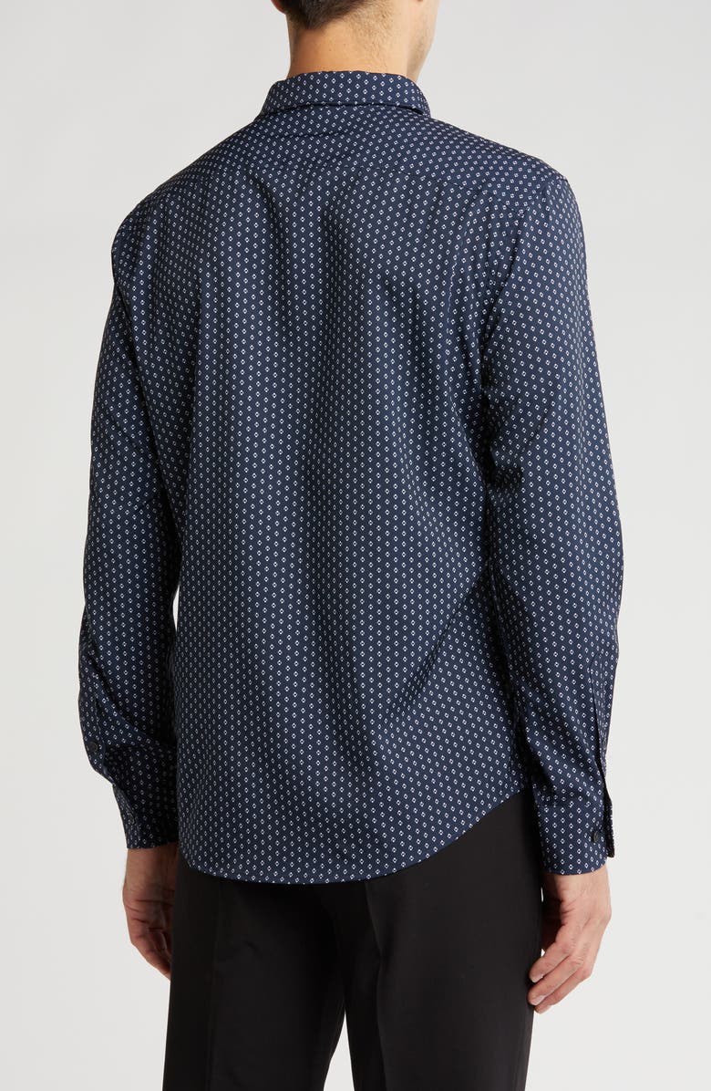 Perry Ellis Clover Button-Up Shirt, Alternate, color,