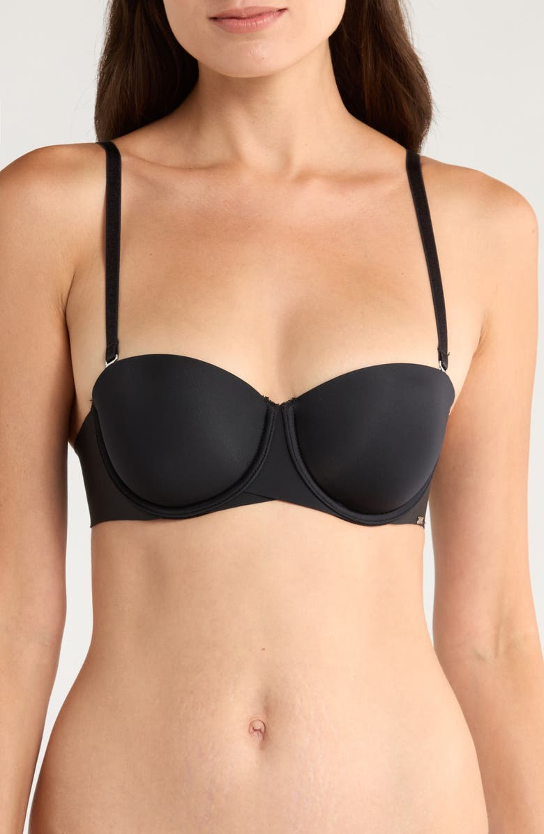 Hunkemöller Jane Underwire Bikini Top, Alternate, color, Caviar