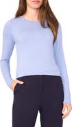 Halogen® Crewneck Long Sleeve T-Shirt