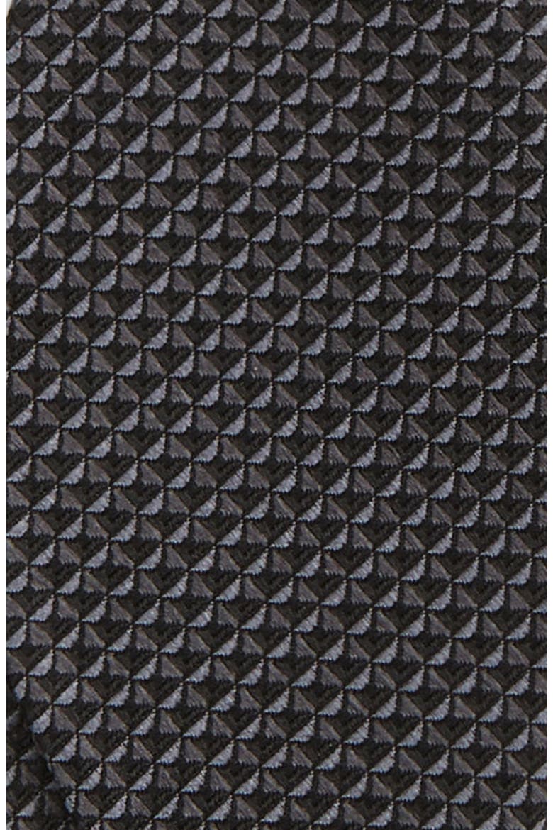 Solid Silk Bow Tie, Alternate, color, BLACK