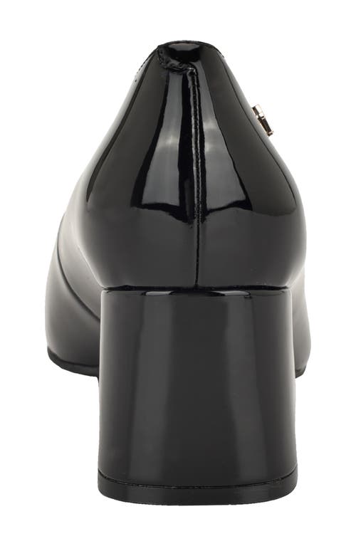 Tommy Hilfiger Opheili Block Heel Pump In Black