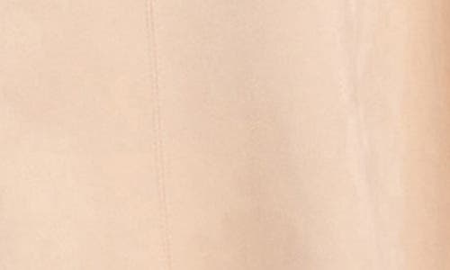 Fifteen Twenty Blythe Faux Suede Midi Skirt In Almond In Neutral