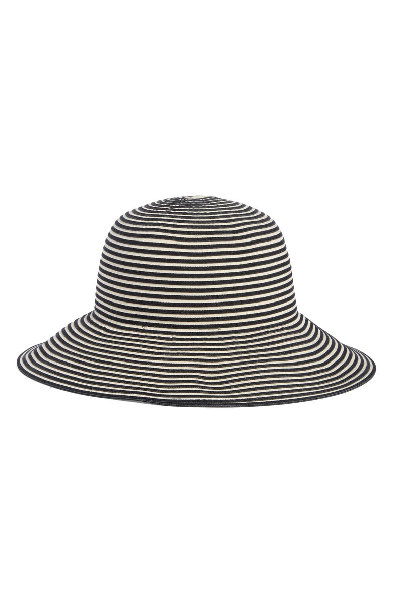 NORDSTROM RACK Stripe Wide Brim Bucket Hat, Main, color, 