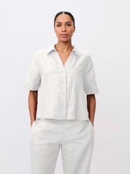 Masai Copenhagen Mairyssa Smock Back Linen Shirt