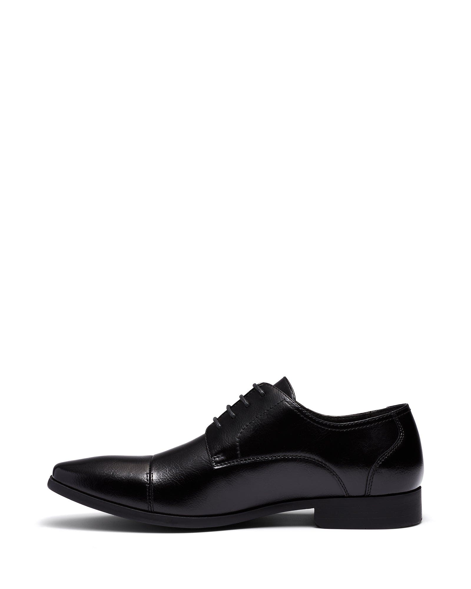 Uncut Perkins Derby Shoe, Alternate, color, Black Pu