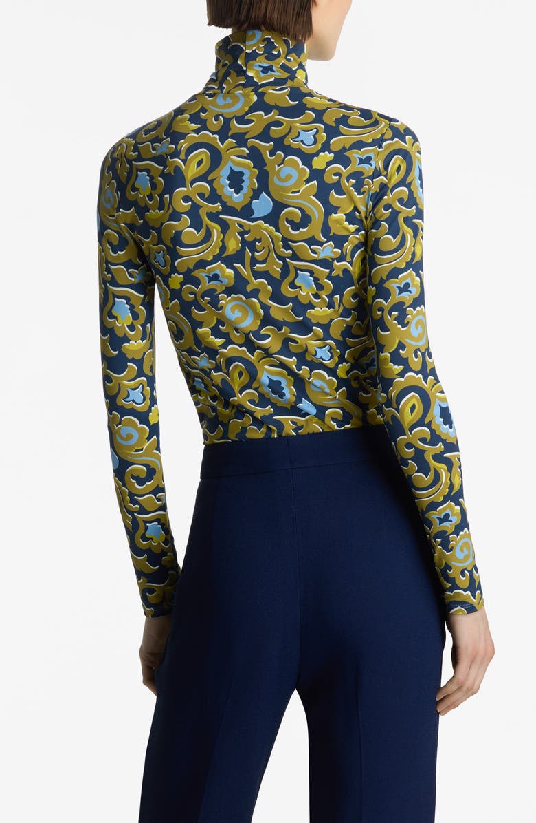 St. John Collection Nuda Paisley Print Top, Alternate, color,