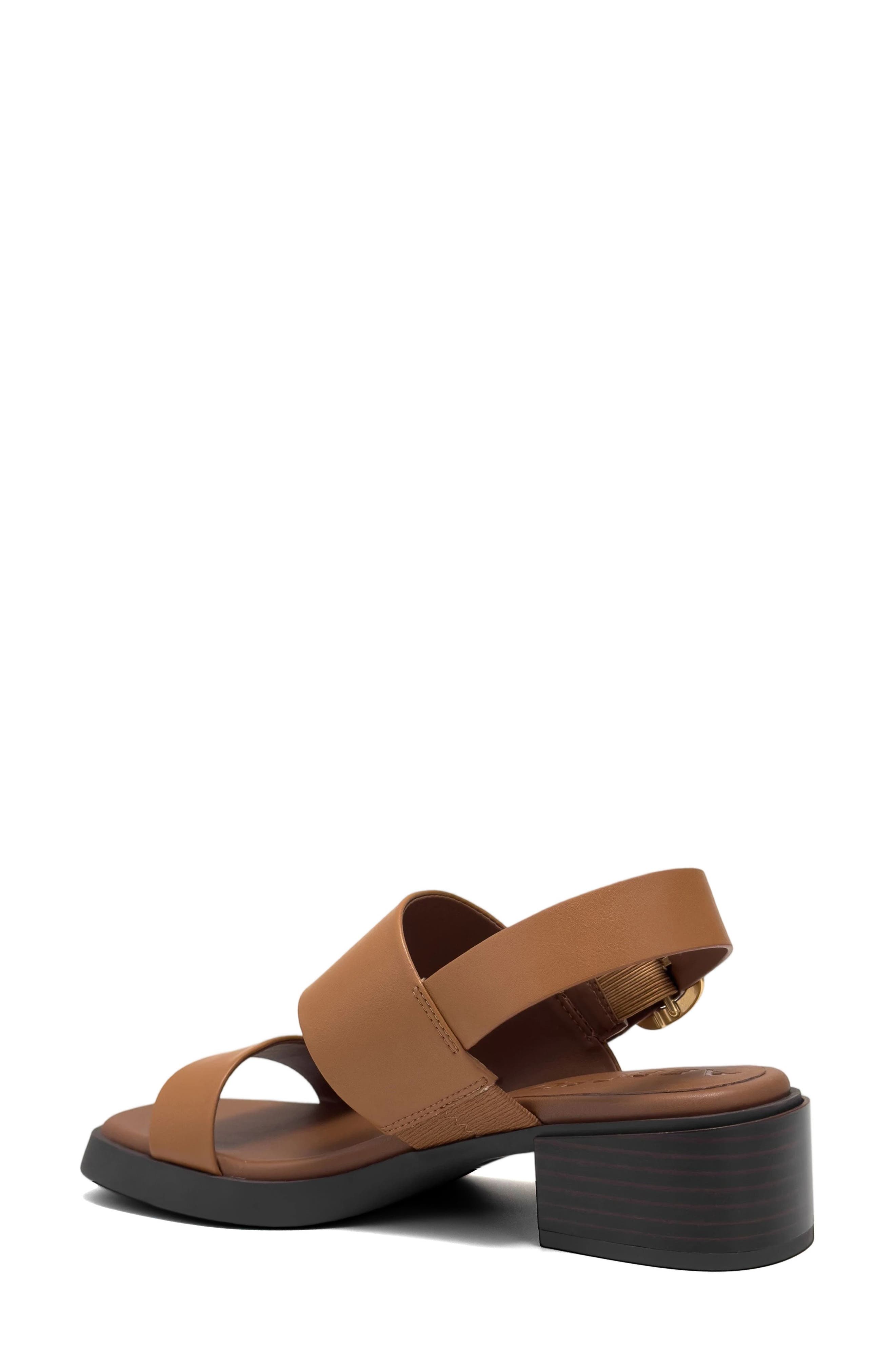 Aerosoles Dove Low Heeled Sandal - Wide Width Available, Alternate, color, Tan