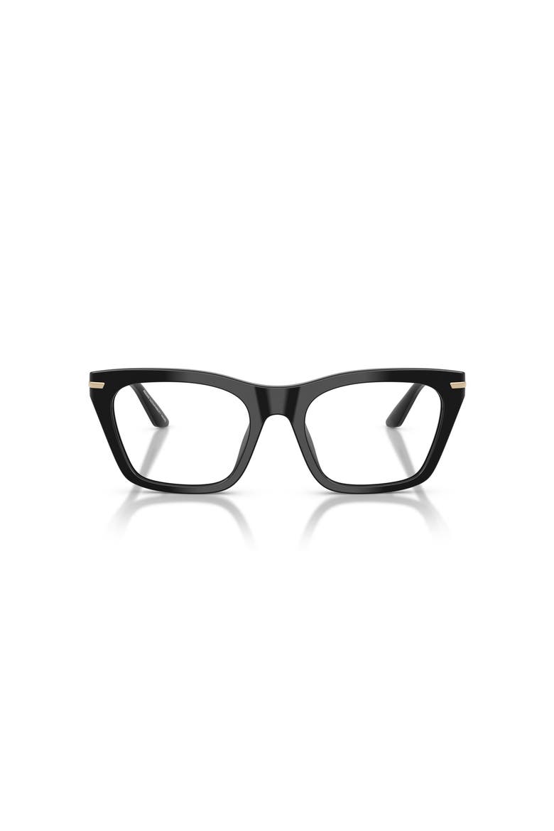 53mm Cat Eye optical glasses, Alternate, color, Black