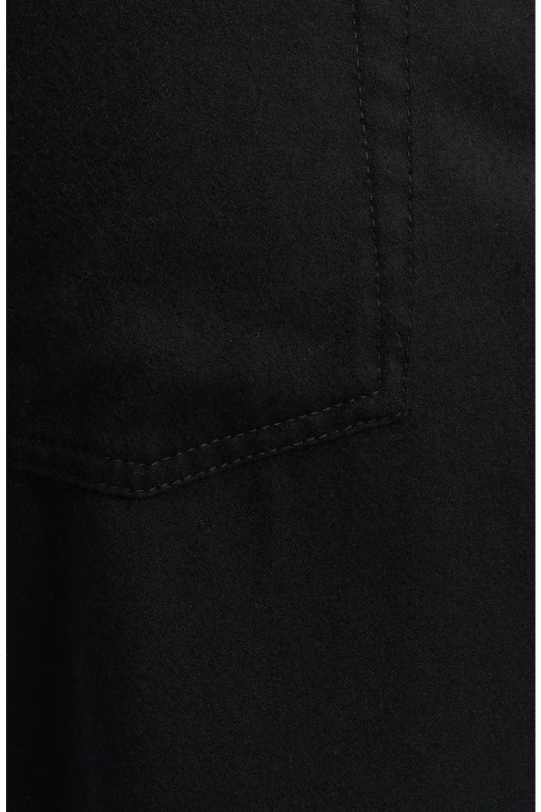 Lightweight Regular Fit Wool Flannel Pants, Alternate, color, BLACK