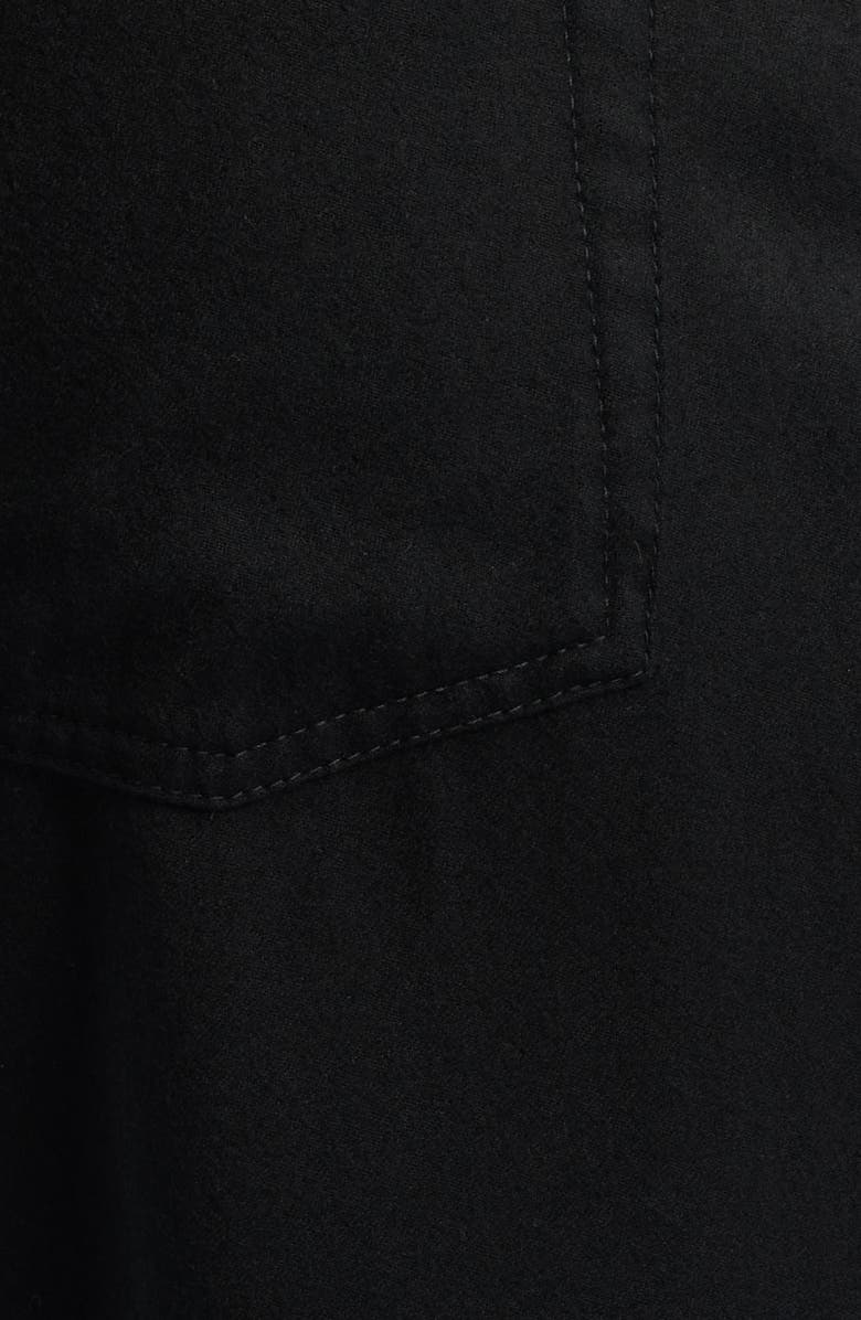 Canali Lightweight Regular Fit Wool Flannel Pants, Alternate, color, Black