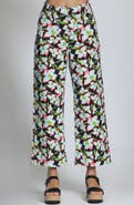 APNY Print Wide Leg Ankle Jeans