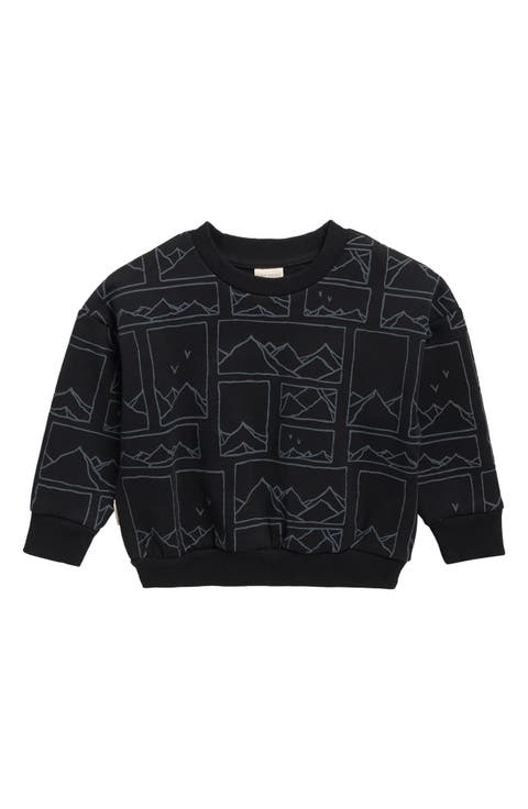 Kids' Mountain Scene Graphic Sweatshirt