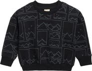 TINY TRIBE Kids' Mountain Scene Graphic Sweatshirt