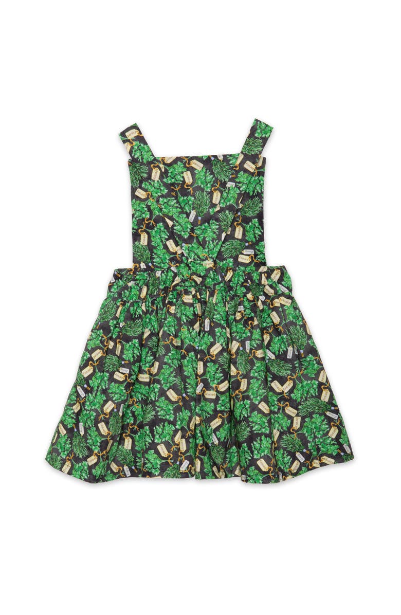 WORTHY THREADS Pinafore Dress, Alternate, color, Green