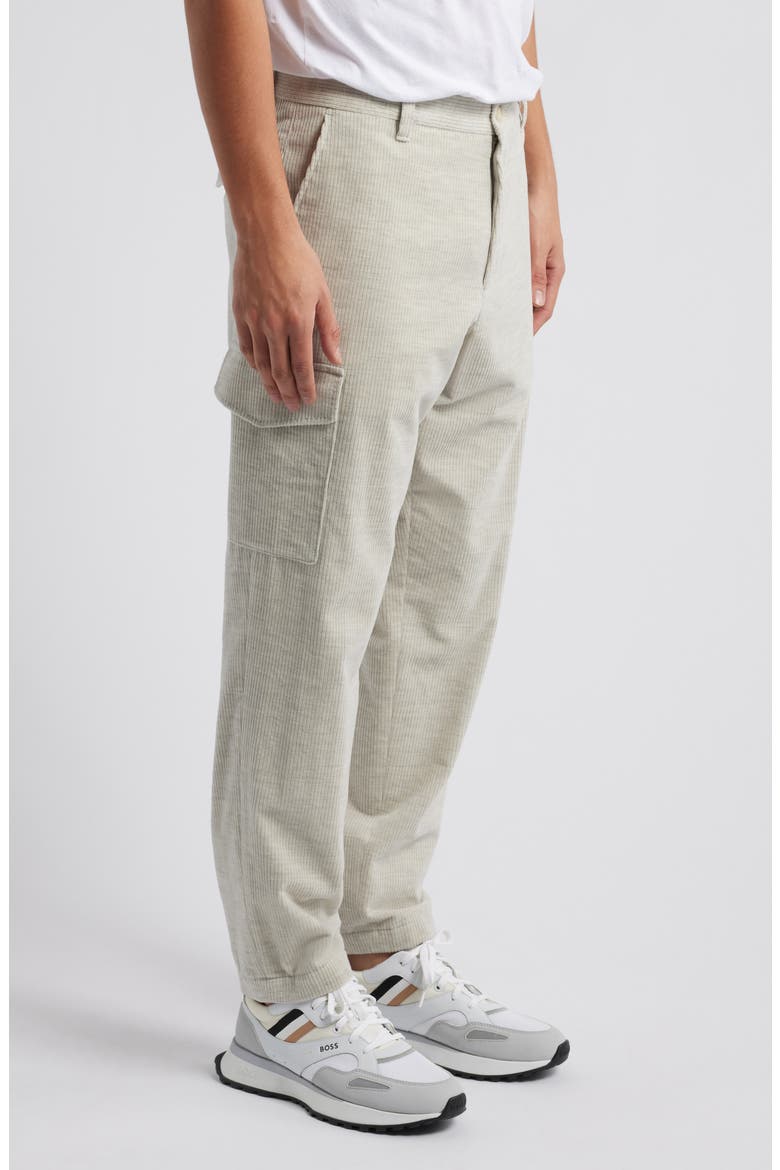 Pagol Cotton & Cashmere Corduroy Cargo Pants, Alternate, color, NATURAL