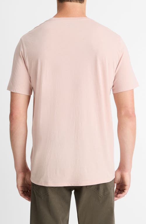 VINCE VINCE PIMA COTTON PIQUÉ LONG SLEEVE T-SHIRT