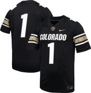 Nike Men's Nike #1 Black Colorado Buffaloes Throwback Game Jersey