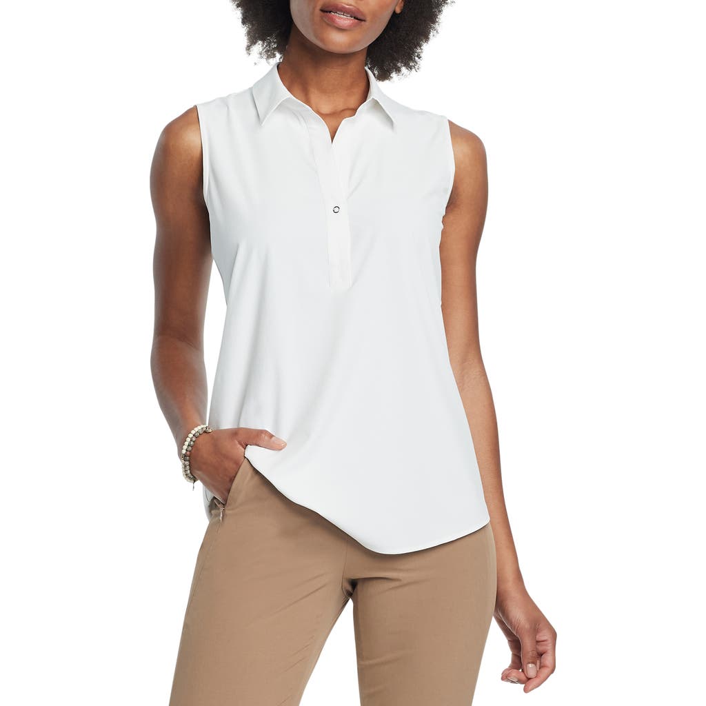 Nic + Zoe Sleeveless Top In White