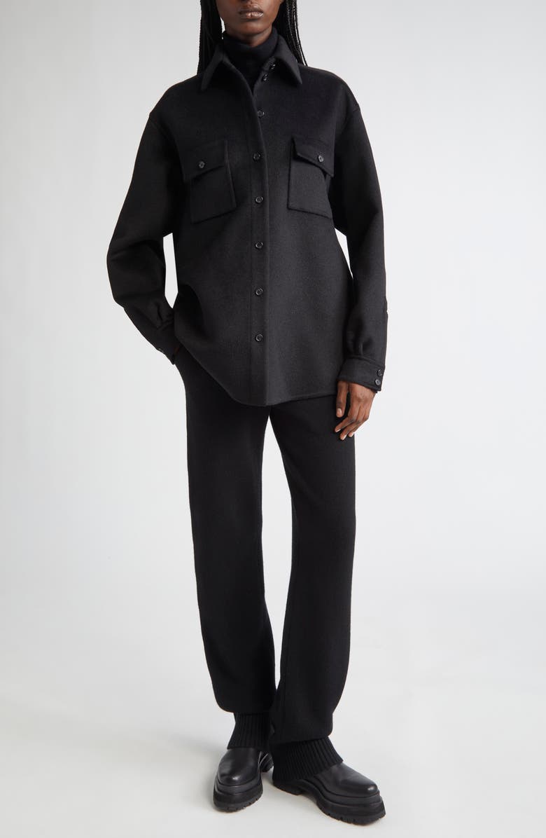 Michael Kors Collection Cashmere Joggers, Alternate, color, Black