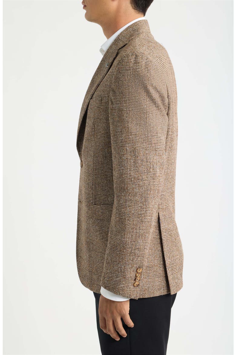 Myles Plaid Sport Coat, Alternate, color, TAN