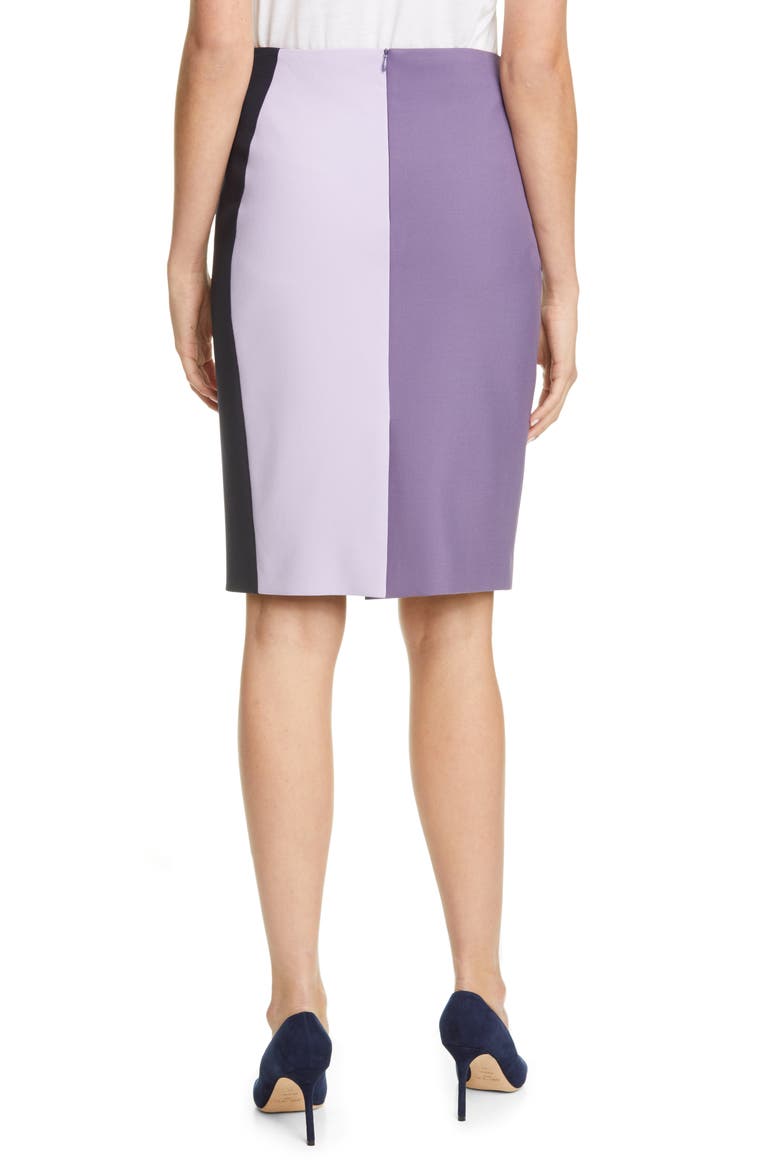 Volobus Colorblock Pencil Skirt, Alternate, color, MAUVE
