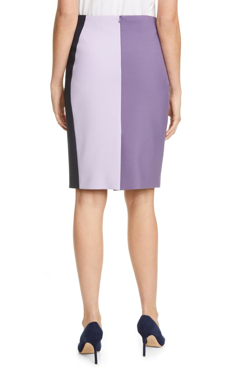 BOSS Volobus Colorblock Pencil Skirt, Alternate, color,
