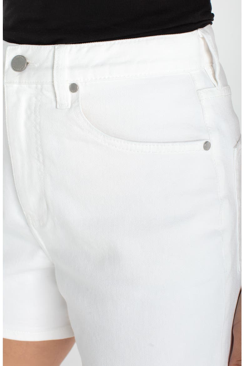 Heritage High Waist Denim Shorts, Alternate, color, BRIGHT WHITE