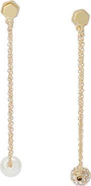 AllSaints Mismatched Ball Drop Earrings