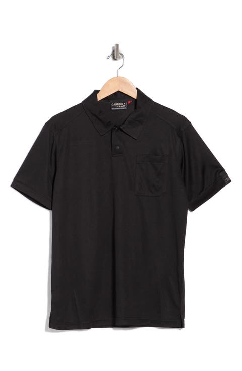 Grid Jacquard Polo