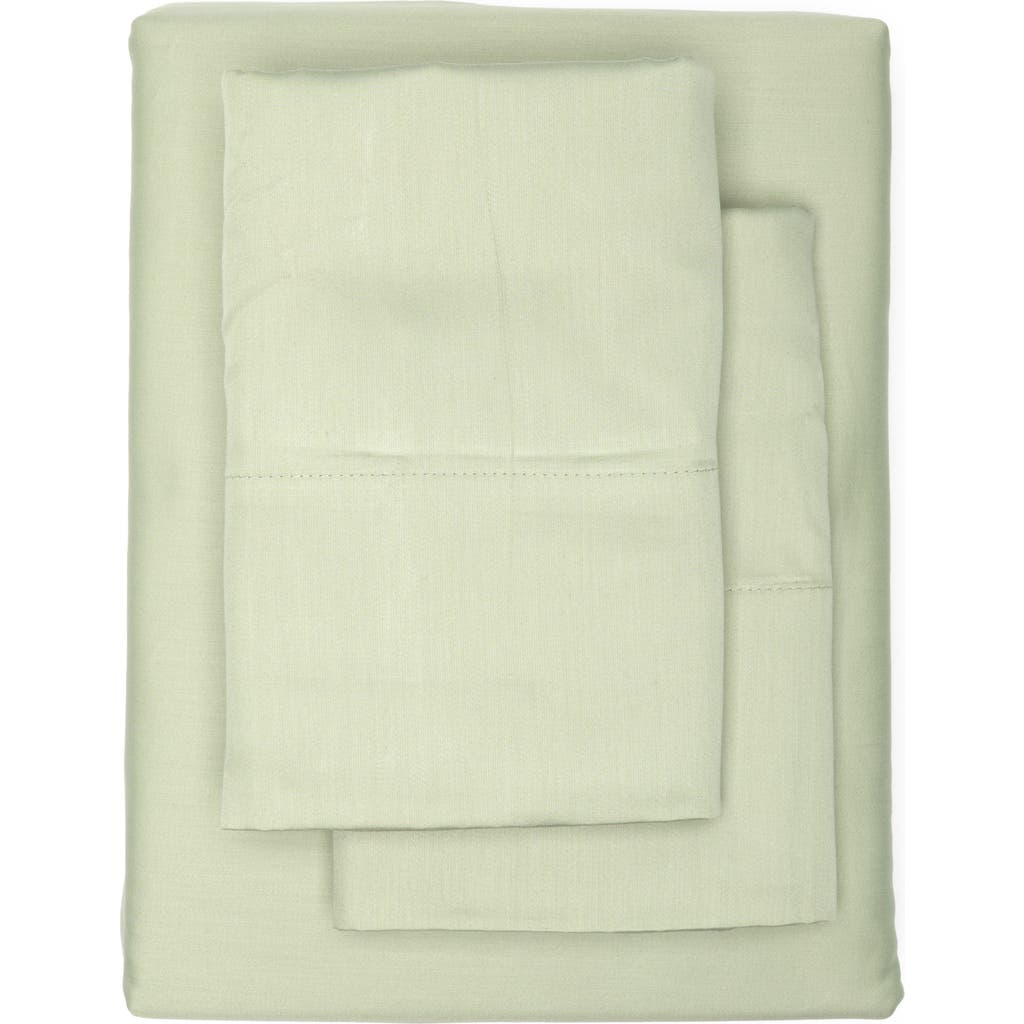 Nordstrom Rack 460 Thread Count Cotton Sateen Queen Sheet Set In Green Desert