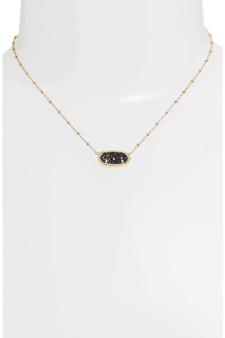 Elisa Satellite Pendant Necklace, Alternate, color, GOLD BLACK DRUSY