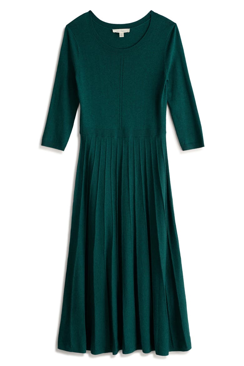 Folk Song Rib Midi Sweater Dress, Main, color, KNIT MELANGE LOCH