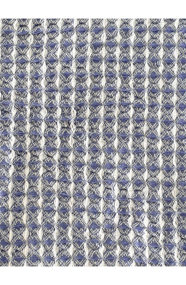 Anaya 2 Tone Turkish Cotton Waffle Bath Towel, Alternate, color, Grey