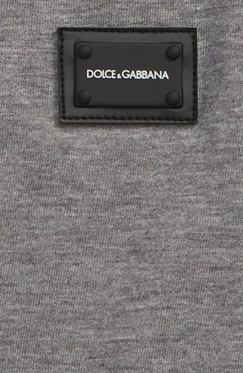 Dolce&Gabbana Logo Patch T-Shirt, Alternate, color,