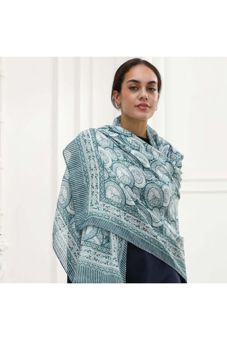 The Sarah Women's Lightweight Scarf, Alternate, color, Blue