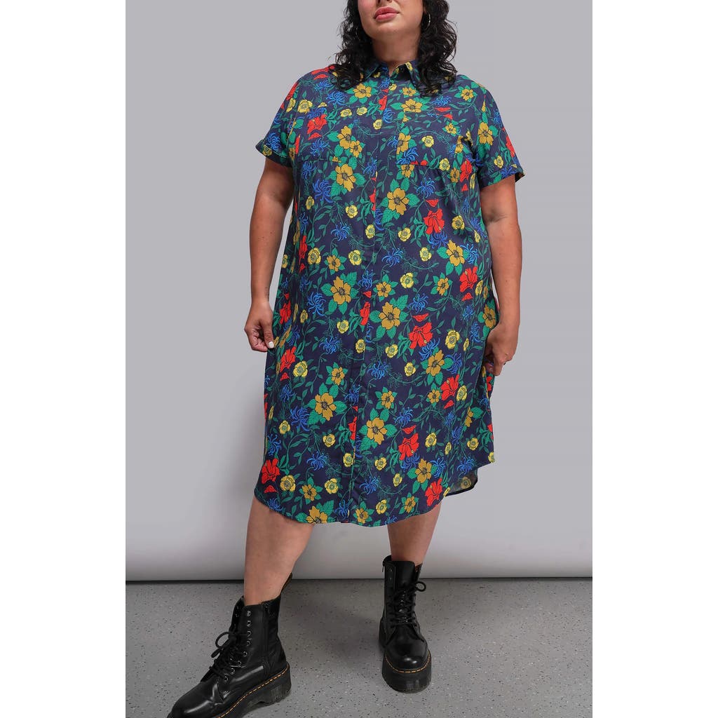 WILDFANG The Empower Shirt Dress in Wildflower Chili  product