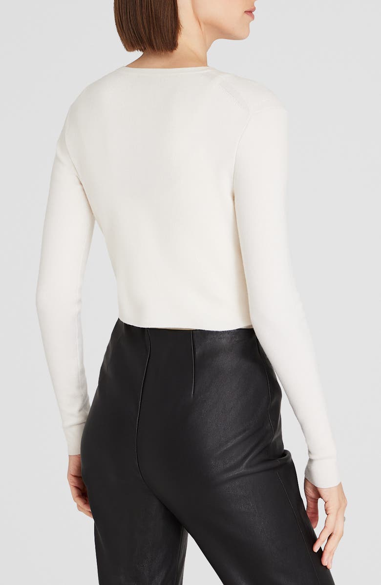 Club Monaco Merino Wool Blend Crop Cardigan, Alternate, color, 